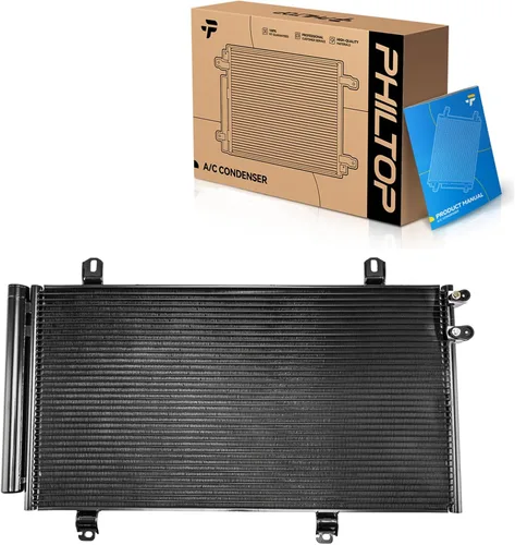 Vista 45 de PHILTOP Reemplazo del condensador de aire acondicionado para Ram1500 2003-2008, Ram2500 2003-2008, Ram3500 2003-2008, para OEM 5072993AB, 5072993AA