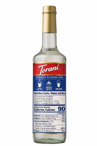 Vista 11 de Torani Jarabe, menta, 25.4 onzas, botella de plástico