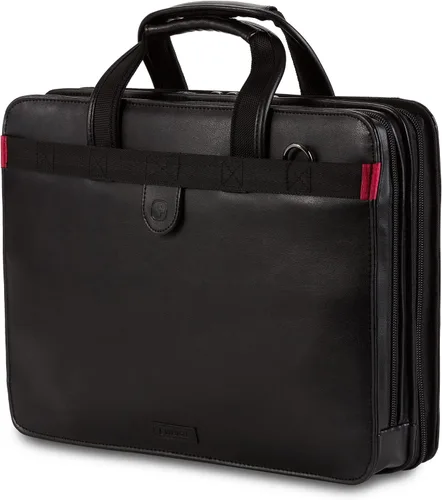 Vista 8 de Wenger Luggage Proxy 601675 - Portafolio de presentación con cremallera, color negro, 14 pulgadas