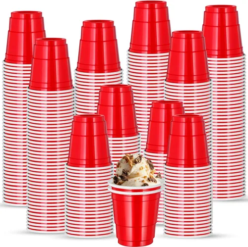 Vista 27 de 500 piezas vasos de chupito de 2 onzas de colores surtidos, vasos de chupito coloridos de plástico neón para beber, degustaciones servidas