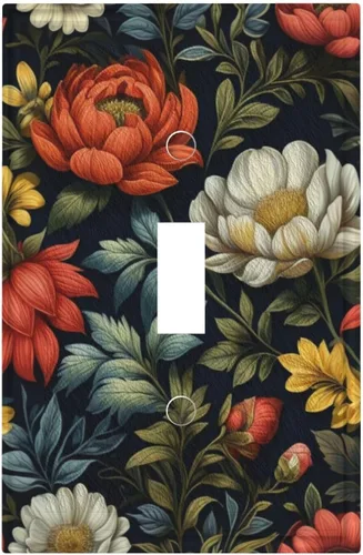 Vista 59 de Cubiertas de Interruptor de Luz Artísticas Decorativas Boho Figura Abstracta Interruptor de Pared Único Placa de Interruptor Decorativo Placa