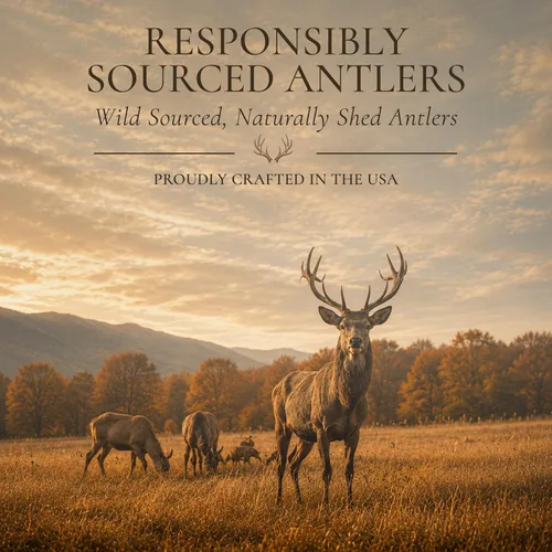 Vista 3 de WhiteTail Naturals - Astas para perros pequeños (paquete de 10) Huesos de asta de ciervo para perros masticadores agresivos pequeños - Juguetes