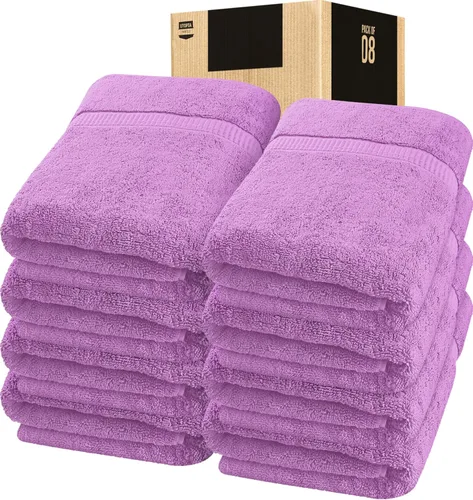 Vista 17 de Utopia Towels - Toalla de baño gigante, 2 unidades, 17.69 oz/yd2 (600 gsm), 100% algodón hilado en anillo, altamente absorbentes y de secado rápido