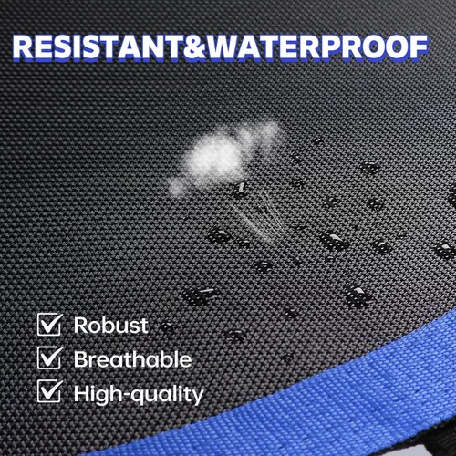 Vista 5 de Mini Fitness Trampoline with Bungees – Stable & Quiet Rebounder for Adults, Perfect for Indoor & Outdoor Workouts