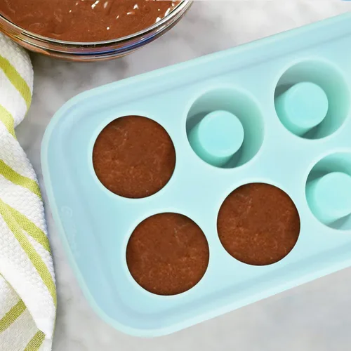 Vista 7 de Molde de silicona para vaso de chupito de 8 cavidades, molde de caramelo de chocolate de Pascua para dulces de corazón, bandeja antiadherente