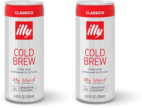 Vista 7 de illy Café listo para beber, latas de café frío de capuchino, notas de leche y chocolate, 100% arábica, sabor suave y refrescante, bebida práctica