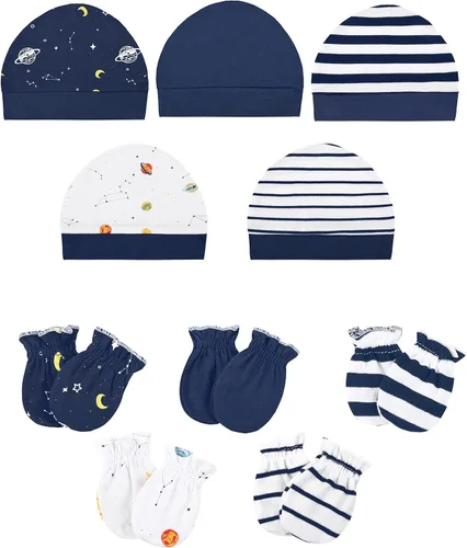 Vista 4 de ABeCue Conjunto de ropa de canastilla para bebé niño recién nacido, paquete de regalo para bebés, 20 piezas