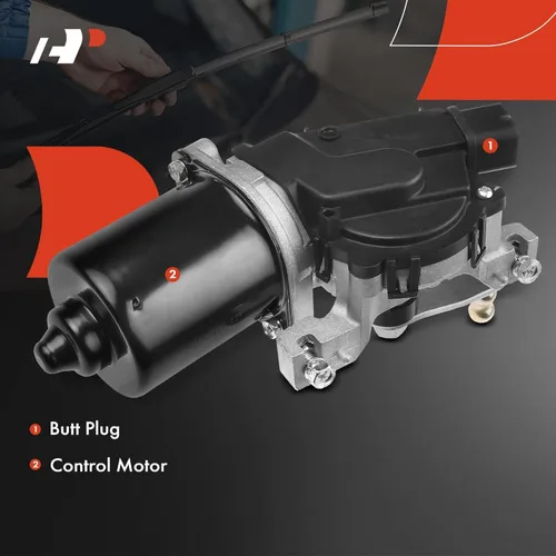 Vista 4 de A-Premium Motor del limpiaparabrisas delantero compatible con Hyundai Azera 2012-2017, Sonata 2013-2015, Elantra 2008 y Kia Forte 2010-2013, Forte