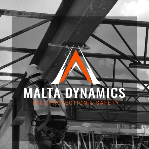 Vista 6 de Malta Dynamics Conjunto de línea de vida vertical de 25 pies – Cordón de protección contra caídas, sistema de detención de caídas con amortiguador