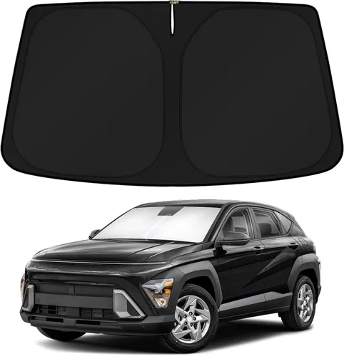 Vista 66 de KUST Parasol para parabrisas para BMW X1 F48 2016, 2017, 2018, 2019, 2020, 2021, 2022, accesorios de ajuste personalizado, parasol plegable