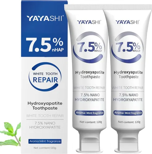 Vista 9 de Paquete de 2 pasta dental blanqueadora probiótica SP-6, fórmula mejorada con 6 probióticos para blanquear los dientes y la salud de las encías