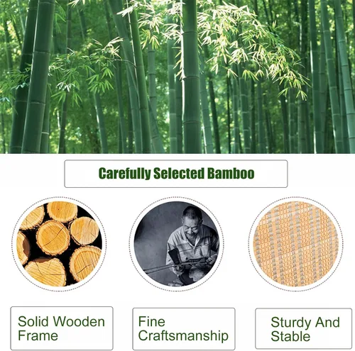 Vista 3 de 3 4 5 6 7 8 Panels Room Separator Freestanding Wall Divider for Office/Bedroom/Hotel, Foldable Room Divider Partition Privacy Screen, Wood