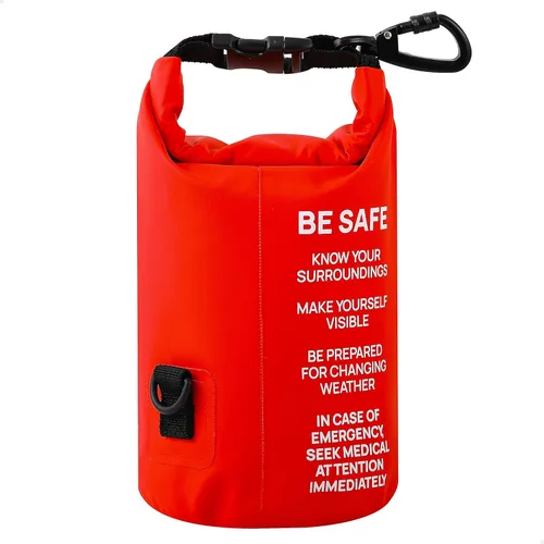 Vista 2 de Breakwater Supply™ Kit de primeros auxilios impermeable, bolsa seca precargada con suministros de preparación de supervivencia de emergencia