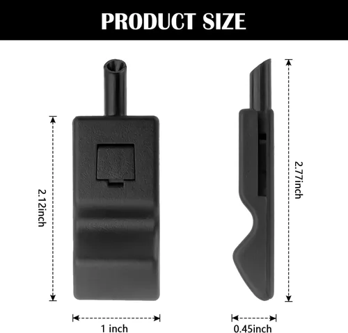 Vista 2 de KIFIDAN Pomos de bloqueo de puerta de automóvil, hebilla interior para cerradura de puerta delantera o trasera de automóvil compatible con GMC
