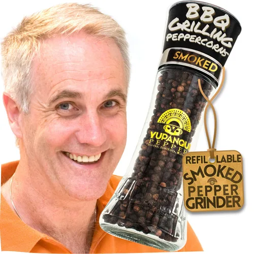 Vista 5 de Yupanqui Colección de pimienta negra para asar a la parrilla, regalo de pimienta negra, paquete de 3