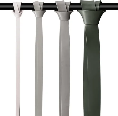 Vista 3 de Retrospec Lift Resistance Pull Up Assistance Band Set for Working Out, Home Fitness, Toning, Stretching. Physical Therapy, Muscle Training &