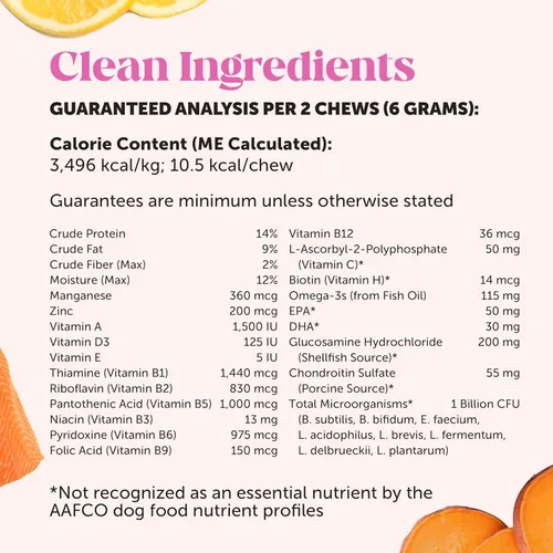 Vista 8 de Pet Honesty - Complejo multivitamínico 10 en 1 para perros, vitaminas para la salud y el corazón, glucosamina, probióticos y aceite de pescado