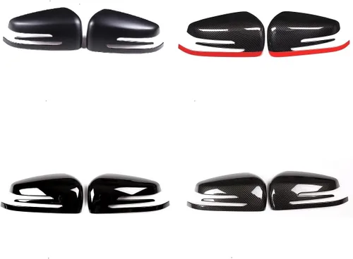 Vista 6 de TINKI Tapas de cubierta de espejo lateral de automóvil para Mercedes Benz A, B, C, E, S, GLA clase W204 W212 GLK clase GLS clase GLS, accesorios