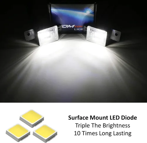 Vista 2 de iJDMTOY Kit de montaje de luces LED completas de 3 W compatible con Chevrolet Silverado Colorado GMC Canyon Sierra 1500 2500 3500 camión, alimentado