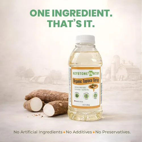 Vista 7 de Keystone Pantry Jarabe de tapioca orgánico – Botella de 23 onzas – Vegano, sin gluten – HFC, sustituto del jarabe de maíz – Utilizado para hornear