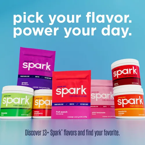 Vista 5 de AdvoCare Spark Cherry Energy Drink 14 bolsas de una sola porción (3.5 onzas)