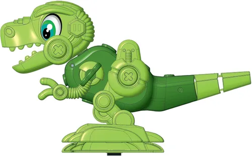 Vista 6 de Clementoni - Science & Play Dino Bot T-Rex Juego de construcción: robot educativo de juguete de dinosaurio para niños (8+ años)