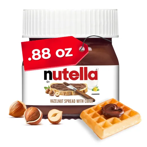 Vista 10 de Nutella Crema de chocolate y avellanas, cobertura perfecta para panqueques, 1.65 libras (paquete de 12)