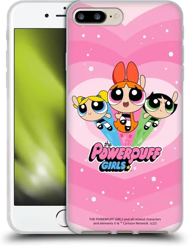 Vista 12 de Head Case Designs Funda de gel suave con licencia oficial de The Powerpuff Girls Blossom Graphics compatible con Apple iPhone 7 Plus/iPhone 8 Plus
