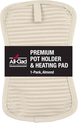 Vista 13 de All-Clad Soporte Premium para Ollas y Almohadilla Térmica: Resistente al Calor hasta 500 Grados - 100% Algodón, Almohadilla Térmica de 10"x6.25