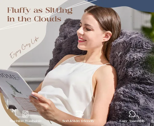 Vista 4 de Hobestluk - Sofá de espuma para espacios pequeños, sofás cómodos con reposapiés, sofá reclinable, sofás pequeños para sala de estar, dormitorio