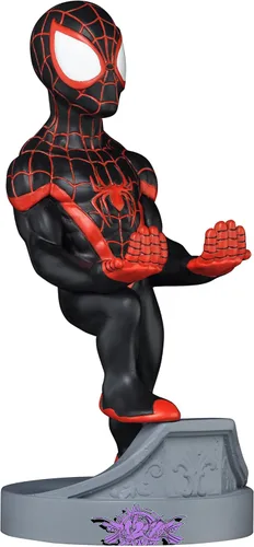 Vista 9 de Exquisite Gaming Cable Guy - Marvel Spiderverse: Miles Morales Spiderman - Controlador de carga y soporte para dispositivos - Juguete - Xbox 360