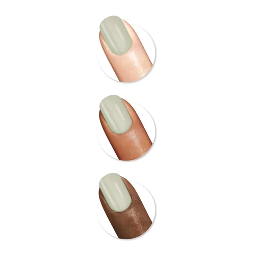Vista 93 de Sally Hansen Miracle Gel™ x Jared McCain, GOAT Gold, Larga duración, fórmula tipo gel, sin necesidad de lámpara UV, esmalte de uñas dorado
