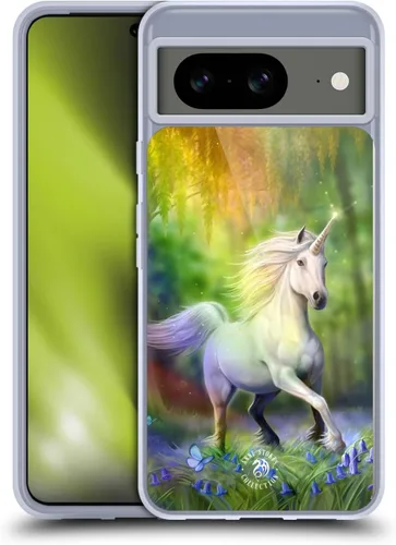 Vista 12 de Head Case Designs Officially Licensed Anne Stokes Bluebell Wood Fantasy 2 Gel Case [Military Grade Protection] Compatible with Google Pixel 8 and