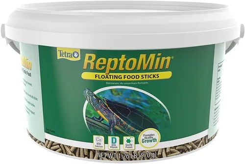 Vista 11 de Tetra ReptoMin Palitos de Comida Flotantes, Alimento para Tortugas Acuáticas, Tritones y Ranas, 1.94 oz