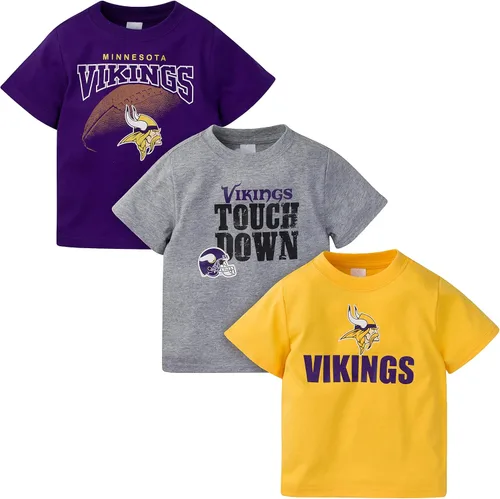 Vista 18 de Gerber Unisex Baby NFL 3 Pack Short Sleeve Team Fan Tee Shirt