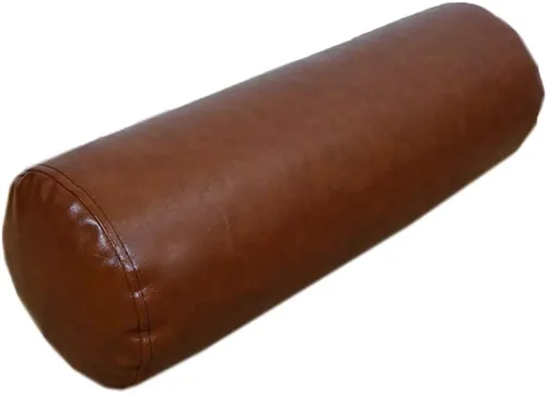 Vista 21 de Almohada larga de cuero, almohada cervical para el cuello, almohada cilíndrica decorativa, almohada redonda multifuncional para rodilla
