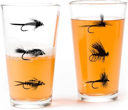 Vista 19 de Vasos de Pinta de Black Lantern – Vasos de Cerveza para Entusiastas de la Cerveza Artesanal - Juego de Dos Vasos de 16 oz. - Vasos de Cóctel