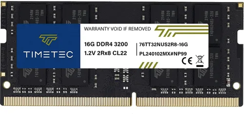Vista 9 de Timetec Pinnacle 8 GB DDR4 3200 MHz (o 2933 MHz o 2666 MHz) PC4-25600 sin ECC sin búfer 1.2 V CL22 1Rx8 de rango único 260 pines SODIMM Módulo