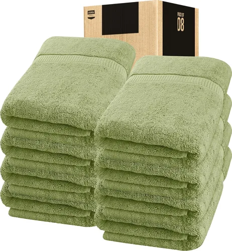 Vista 43 de Utopia Towels - Toalla de baño gigante, 2 unidades, 17.69 oz/yd2 (600 gsm), 100% algodón hilado en anillo, altamente absorbentes y de secado rápido