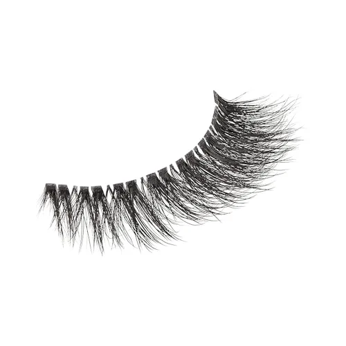 Vista 5 de KISS The Muses, Pestañas postizas, "Legacy", 12mm, Incluye 1 par, fáciles de aplicar, racimos de pestañas postizas reutilizables