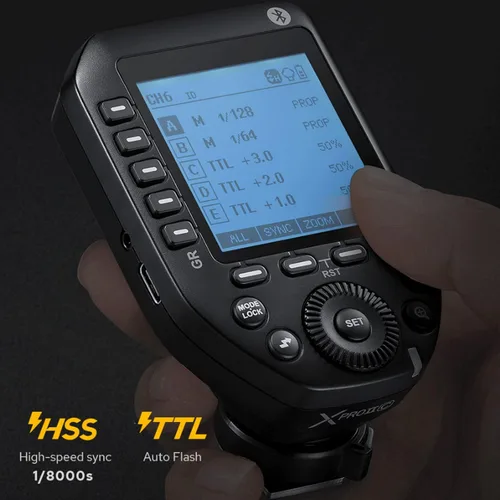 Vista 2 de Godox XProII XProII-S XProIIS - Disparador de flash para transmisor inalámbrico Sony TTL 2.4G HSS 1/8000S conexión Bluetooth, nuevo disparador