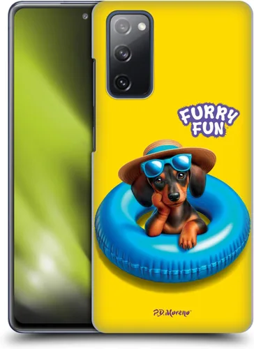 Vista 14 de Head Case Designs P.D. Moreno Cat WC Furry Fun Artwork - Carcasa rígida con licencia oficial compatible con Samsung Galaxy S20 FE / 5G