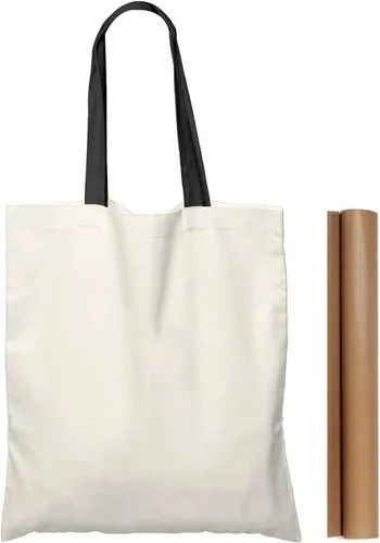 Vista 15 de NPBAG 1 paquete de bolsas de algodón azul bebé de 15 pulgadas x 16 pulgadas, bolsas de tela a granel en blanco con 1 hoja de teflón de PTFE