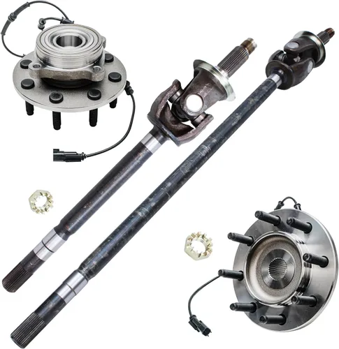 Vista 145 de Detroit Axle - Kit de 4 piezas de manguetas de dirección para Honda Civic 2006-2011, 2 manguetas de dirección delanteras y bujes de ruedas