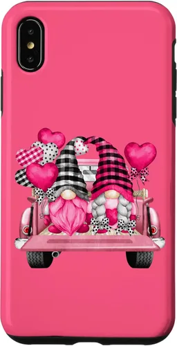 Vista 11 de Pink Gnome Truck for Women and Girls Valentines Day Case for iPhone 17