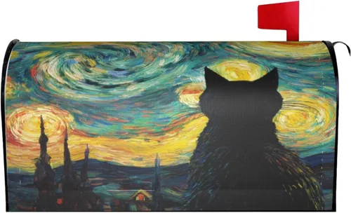 Vista 20 de Cubierta magnética para buzón de bienvenida con diseño de calabaza de otoño, para jardín, patio, hogar, 21 x 18 pulgadas