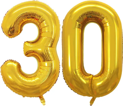 Vista 361 de GOER Globos con el número 80 para decoraciones de fiesta de cumpleaños número 80, globos de helio de aluminio jumbo de 42 pulgadas para 80 Oro rosa