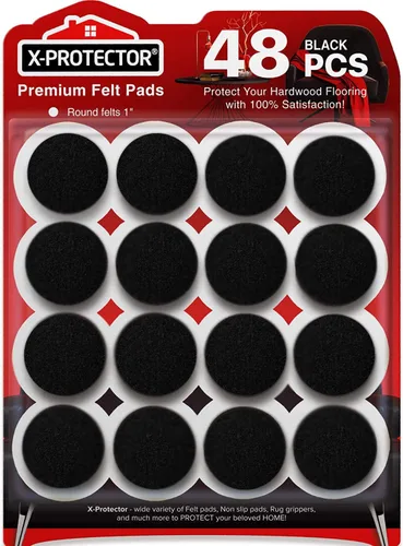 Vista 18 de Almohadillas de Fieltro para Muebles X-PROTECTOR - 48 Protectores de Suelo Premium de Fieltro para Patas de Sillas para Suelos de Madera, la Mejor