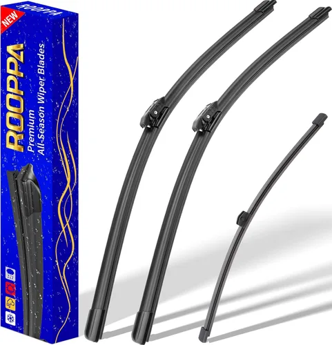 Vista 24 de 3 limpiaparabrisas de repuesto para Jeep Wrangler 2007-2017/2008-2018 Jeep Wrangler JK 2007-2018, repuesto de equipo original, 15, 15, 13 pulgadas
