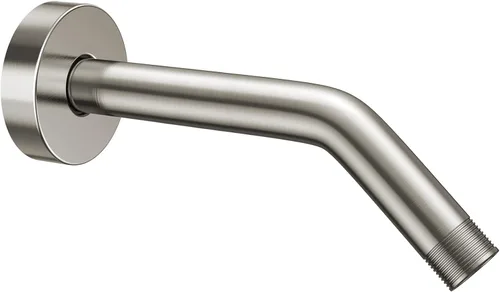 Vista 12 de YASFEL Brazo de Ducha de Oro Cepillado de 6 pulgadas Brazo de Extensión de Ducha Tubo con Brida y Cinta de Teflón para Cabezal de Ducha y Cabezal